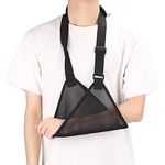 Arm Sling Mesh Shower Bath Sling, Medical Shoulder Immobilizer Sling Breathable Right Left Shoulder Stabilizer Support for Broken Wrist Shoulder immobilize