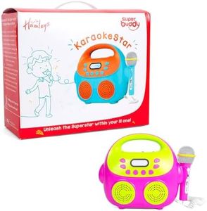 Hamleys Superbuddy Karaoke Star | Kids Karaoke Machine with Microphone | Singing Toy for Boys & Girls 5+ Years | Pink