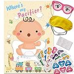 Pin the Pacifier on the Baby Game -