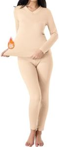 YADIFEN Thermal Underwear Sets for Women Long Johns Fleece Lined Top Bottom