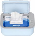 Awesmom Wipe Warmer for Babies, Adult, Adjustable Temperature, Silent Heating, Large Wipe Holder with Constant Warmth –Blue