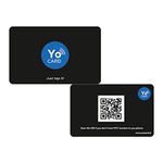 Personalized Yo Card/Business Card, N-Tag 216, Memory 888 Bytes (Black Matte)