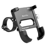 ROTTO Bike Phone Holder Bicycle Phone Mount 360°Rotation Aluminum Universal