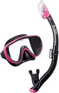 Tusa Serene Adult Mask & Snorkel Set - Colour Choice (Black/Hot Pink)