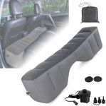 MEIRRAI Car Mattress, Inflatable Car Bed for Back of Cars, Gap Filler Air Mattress, Rear Seat Widening for SUV/MVP/Saloons, Travel Inflatable Gap Pad, Camping Bed with Air Pump for Travel Camping