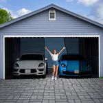 Sliding Garage Door Screen 2 Car wi