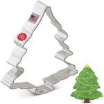 Christmas Tree Cookie Cutter 4", Made in USA by Ann Clark