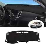 Cartist Dashboard Cover Mat for 2018-2022 2023 2024 Chevy/Chevrolet Equinox Accessories Dash Cover Flannel Dash Mat Sunshade Glare UV Rays Protector