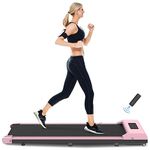 Dskeuzeew Walking Pad, 6.2MPH Treadmill, 3 in 1 Mini Treadmills for Home Office, Under Desk Treadmill with Smart Control LCD Display 265 Lb Capacity