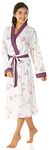 Ladies Luxury Jersey Polycotton Long Dressing Gown UK 10-24 (14/16, Purple)