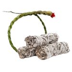 Canadian Hands, Smudge Herbs (Sweetgrass, 3 White Sage)