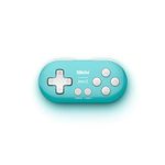 8Bitdo Zero 2 Bluetooth Gamepad Wireless Controller for Switch/Windows/Android/macOS/Steam/Raspberry Pi(Turquoise Edition)