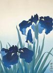 Irises - Ohara Koson - Greetings Card