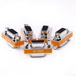 DB9 null modem female to female slimline data transfer serial port adapter 5 Pack