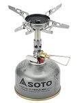 SOTO WindMaster Stove with 4Flex - All-around Canister Stove For Windy Weather. Durable & Efficient Design with Built-in Windscreen and Micro Regulator Valve System - Compatible With Both Large And