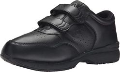 Propet Mens LifeWalker Strap Slip On Walking Walking Sneakers Shoes - Off White, Black, 9.5 XX-Wide