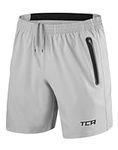 TCA Elite Tech Gym Shorts Men Athletic Shorts Workout Running Shorts for Men with Zip Pockets