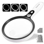 Large Magnifying Glass with 37 LED 