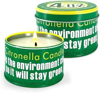 Citronella Candles, Indoor Outdoor Lemongrass Scented Candles, 4 OZ 2 Pack Pure Citronella Oil and Natural Soy Wax Long Lasting Burning Hand Poured Emergency Candles