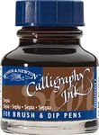 Winsor & Newton Calligraphy Ink Bottle, 30 ml - Sepia , 1111609