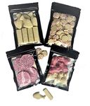 KLASSY K9 RETRO SNIFFERS MONSTER CHOCS STRAWBERRY AND WHITE DOG CHOCOLATE POSTAL BOX