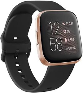 Oumida Cinturino per Fitbit Versa 2 /Fitbit Versa/Fitbit Versa Lite, Morbido Silicone (Nero)