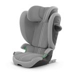 CYBEX Gold child car seat Solution G2 Plus, For ages 3 to 12 year olds (100 - 150 cm), Max. 50 kg, For cars with and without ISOFIX, Stone Grey (gray)