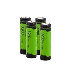 Rechargeable Batteries 4Pack for Video Doorbell, High Capacity Long Lasting 3.7V Batteries Low Self Discharge