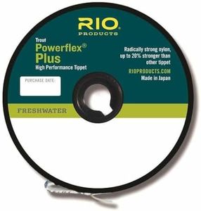Rio Fly Fishing Tippet Powerflex Plus 4X Tippet 50Yd Fishing Line, Clear