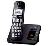 Panasonic KX-TGE720 Big Button DECT Cordless Telephone with Nuisance Call Blocker & Digital Answering Machine (Single Handset Pack) – Black