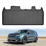 Powerty Custom Fit for Cargo Liner 2022-2024 Kia Carnival (Non-Hybrid) Behind The 3rd Row Rear Trunk Mat