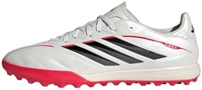 adidas Unisex-Adult Copa Pure Iv League Turf, Zero Metallic/Black/Lucid Red, 10