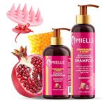 Pomegranate & Honey Shampoo and Conditioner Set come with a scalp massager