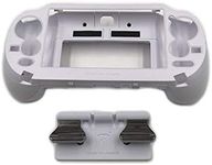 L3 R3 Matte Hand Grip Handle Joypad Stand Case with L2 R2 Trigger Button for PSV1000 PSV 1000 PS VITA 1000 Game Console - White