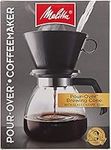 Melitta CM-10 Heritage Series 10-Cup Glass Carafe Pour-Over Coffee Maker, Grey