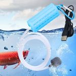 VAYINATO® Mini USB Powered Compact Portable Silent Airpump with Airtube and Airstone for Aquarium Fish Tank, Outdoor Fishing (Multi Colour) by Petzlifeworld