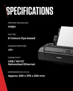 Canon PIXMA PRO-200S A3+ Wireless Photo Printer – High-Resolution Color