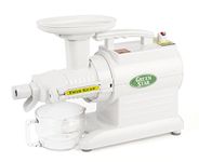 Tribest Green Star Juicer, Fruit and Vegetable Blender with Powerful Heavy Duty Twin Gears & Bio-Ceramic Technology - 5 Year UK Warranty