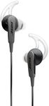 Bose SoundSport In-Ear Headphones For Apple Devices (741776-0010) - Charcoal (Renewed)