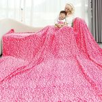Warm Blanket Pink Soft Blankets Kin