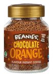 Beanies Instant Coffee Chocolate Orange Flavoured Sugar Free 50g UK