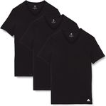 Adidas Mens t shirt V-Neck (pack of 3) - t shirts for Men (sizes S - 3XL) - Comfortable tshirt Men