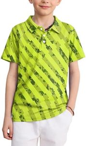 Kids Shirts,Boys Polo Shirts Girls School Uniform Unisex Classic Back to School Outfits Short-Sleeve Quick-Drying Tops,12-13 Years,09-Mint Green