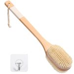 Blendura Back Scrubber Body Brush, Wet and Dry Use Body Brushes for Shower, Back Brush Bath Brush Exfoliating Brush with 43 cm Long Handle