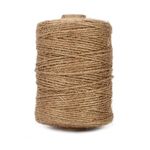 Tenn Well Natural Jute Twine, 500 Feet 3Ply Brown Twine String for Gardening, Gifts, DIY Crafts, Festive Decoration and Recycling