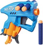 Nerf Nanofire Blaster, Blue Single-Shot Blaster With Dart Storage, Includes 3 Elite Darts, For Kids Ages 8 And Up