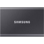 Samsung T7 Portable SSD - 2 TB - USB 3.2 Gen.2 External SSD Titanium Grey (MU-PC2T0T/WW)