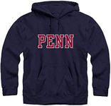 Ivysport University Of Pennsylvania Hooded Sweatshirt, Essential, Navy, Large