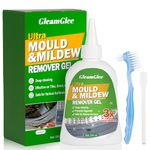 Mould Remover Gel, Powerful Mould Mildew Remover for Washing Machine, Top Load, Front Load, Tub Seal, Grout, Bathroom, Shower, Tiles, Refrigerator Strips, Kitchen Cleaner - 8 fl.oz
