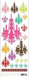 Hambly Clear Stickers, Chandeliers 